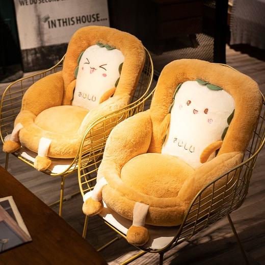 冬季加热坐垫屁垫座椅垫靠背一体靠垫办公室久坐大学生椅子屁股垫 商品图2