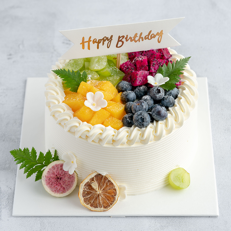 牛奶奶油蛋糕 水果蛋糕  草莓蓝莓 大理同城送