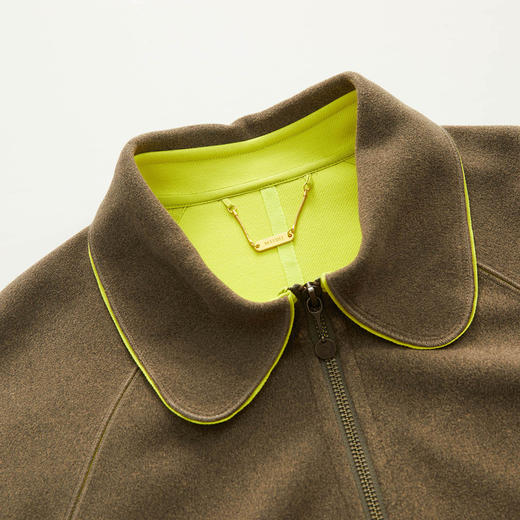 谜底2022冬季新品双面呢大衣中长款宽松毛呢外套女229MD6200 商品图3