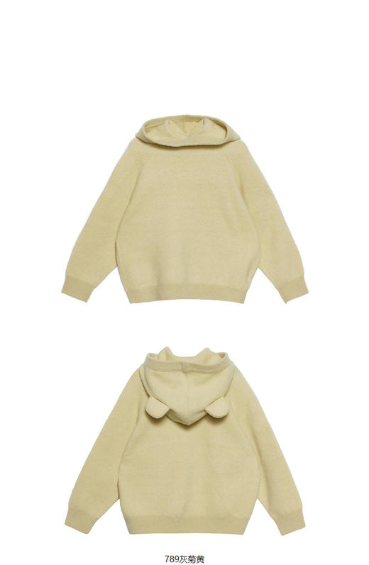 JNBY  22年冬款 连帽套头长袖毛衫 1M0310100 商品图9