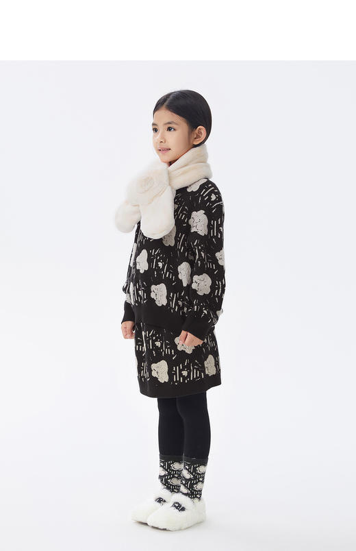 JNBY  22年冬款  短款H型腰裙   1M0D10820 商品图4