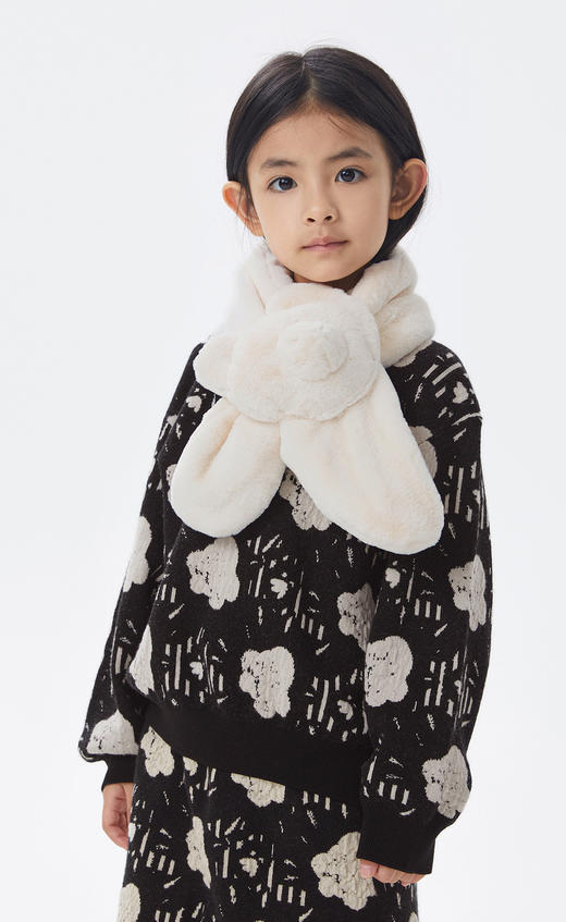 JNBY  22年冬款  Q萌舒适围巾  6M0K10220 商品图7