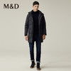 【菁英同款】名盾男士秋冬中长款连帽加厚保暖白鸭绒羽绒服25484 商品缩略图2