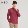 MD名盾男士秋季新品长袖T恤商务休闲新疆长绒棉羊毛混纺polo衫 商品缩略图0