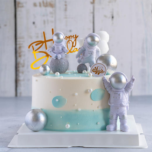 情景蛋糕 星际迷航情景蛋糕 牛奶奶油情景蛋糕 生日蛋糕 大理同城送 商品图1
