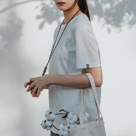 XAG 新疆长绒棉白色T恤