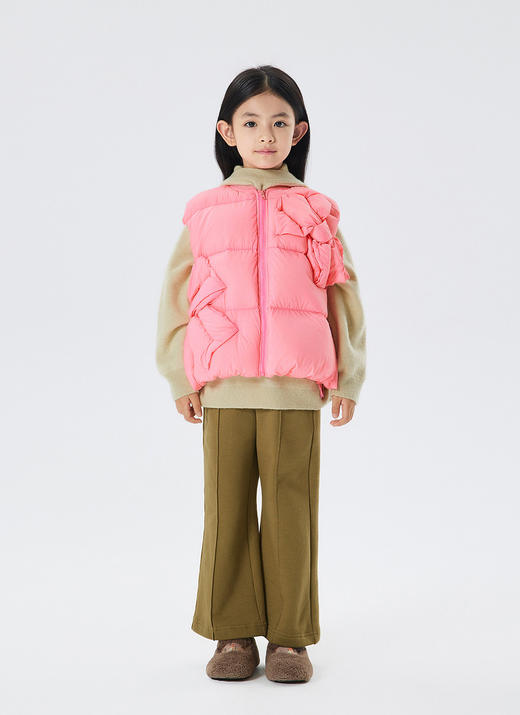 JNBY  22年冬款  棒球领羽绒马甲  1M0C10500 商品图8