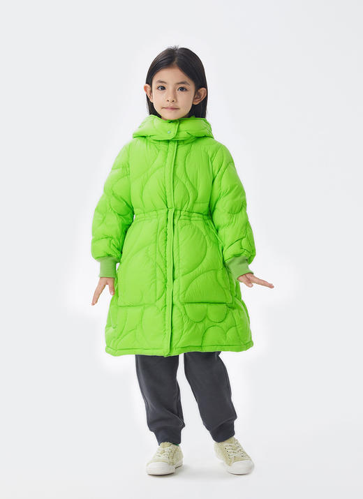 JNBY  22年冬款  宽松长款连帽羽绒服 1M0C10580 商品图8