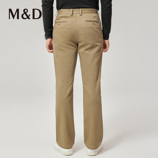 MD名盾商务男士秋冬新款休闲西裤中腰直筒修身职业长裤男 商品图4