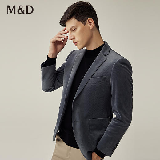 MD名盾高端西装上衣男西服秋冬季便西商务休闲修身单西外套 商品图2