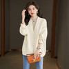 时尚慵懒风宽松显瘦复古盘扣百搭时尚开衫CC-22-3608 商品缩略图1