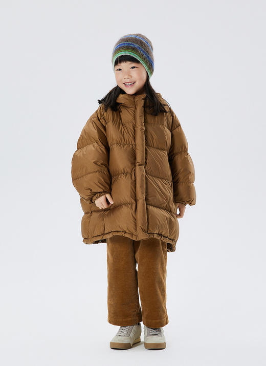 JNBY  22年冬款  连帽宽松中长款羽绒面包服  1M0C10530 商品图8