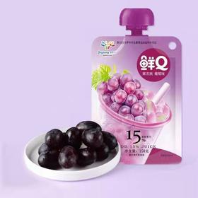蜡笔小新鲜Q果冻爽葡萄味150g *30袋