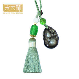 宋韶光新品如意貔貅 金曜石包挂手机挂件饰物