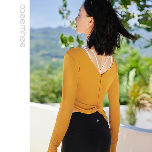 卡益瑜伽服长袖罩衫KE01306-D电商专供 商品图2