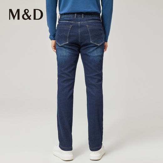 【菁英同款】名盾牛仔裤直筒中腰秋冬商务休闲时尚牛仔长裤36498 商品图4