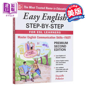 【中商原版】ESL学习者轻松学英语（第2版）英文原版 Easy English Step-by-Step for ESL Learners, 2nd Edition