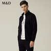 MD名盾男士商务休闲夹克秋冬爸爸装中青年拉链立领外套 商品缩略图1