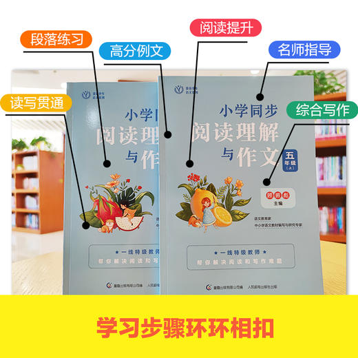 小学同步阅读理解与作文 五年级 （上下册） 商品图3