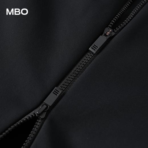 MBO男子防风抓绒骑行夹克新款0度秋冬季反光双层外套 寒江  商品图5