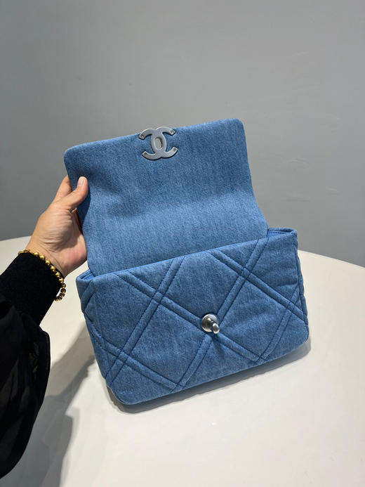 牛仔包链条包  浅蓝色 深蓝色自己备注26*16*9 商品图6