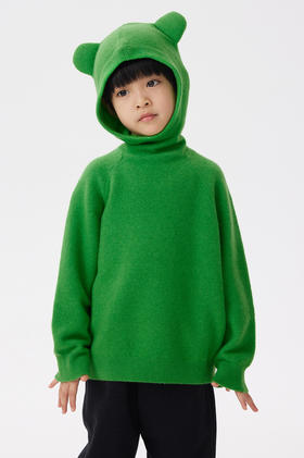 JNBY  22年冬款 连帽套头长袖毛衫 1M0310100