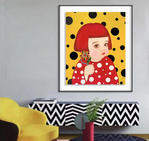 那小仙《给你一朵小花花》版画 商品图0