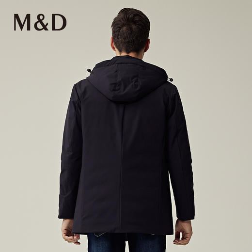 M&D/名盾秋冬新品白鸭绒外套男轻盈保暖耐磨面料连帽羽绒服男 商品图4