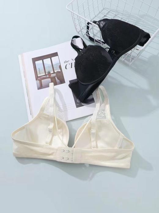 安莉芳新品性感蕾丝文胸女士薄款大胸显小内衣EB00510 商品图2