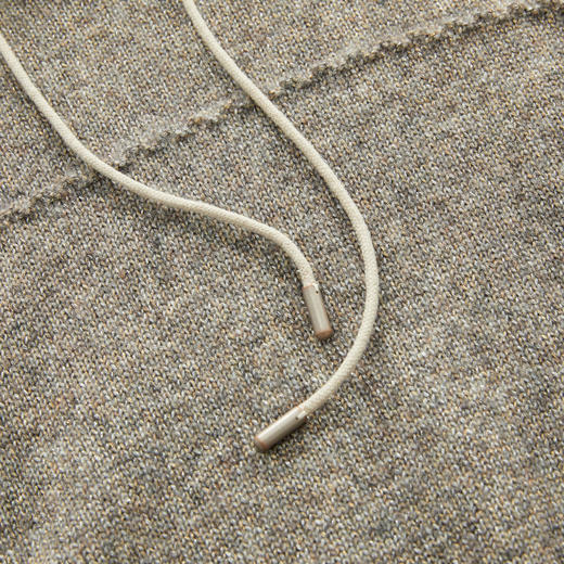 谜底2022冬季新品Oversize宽松落肩连帽套头针织衫女229MZ6203 商品图3