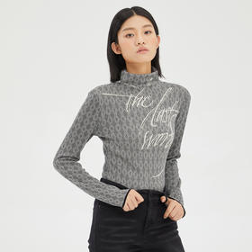 谜底2022冬季针织衫高领套头舒适229MZ6204