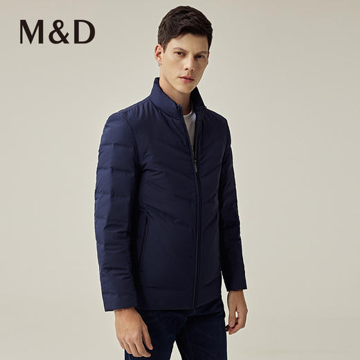 M&D/名盾商务男装秋冬新品夹克立领白鸭绒外套防风保暖羽绒服 商品图1