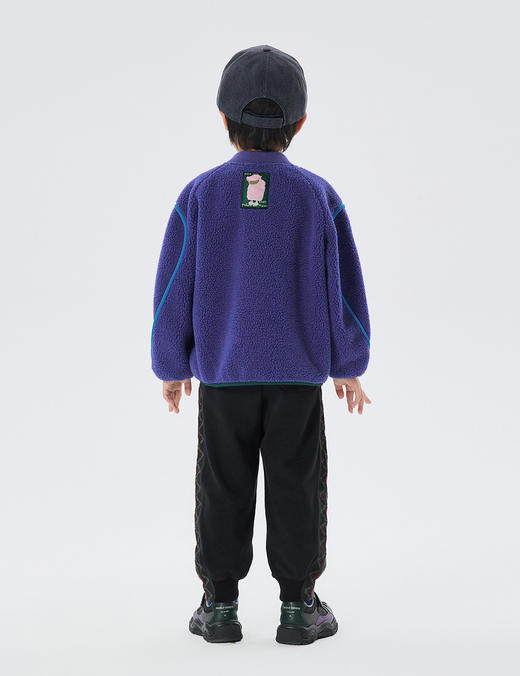 JNBY  22年冬款  仿皮草棒球领  1M0A10410 商品图5