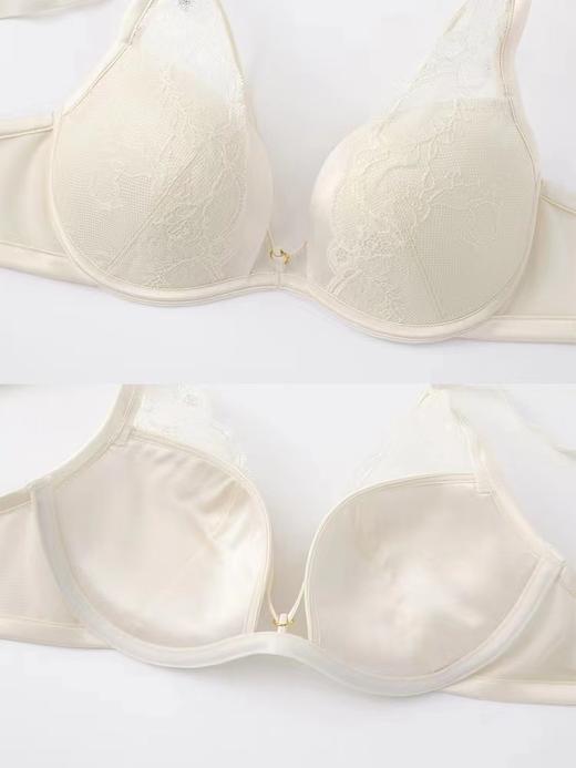 安莉芳新品性感蕾丝文胸女士薄款大胸显小内衣EB00510 商品图4