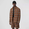 BURBERRY 博柏利 Vintage 格纹羊毛混纺外套式衬衫 男士外套 桦木棕 8057372 A8894 商品缩略图1