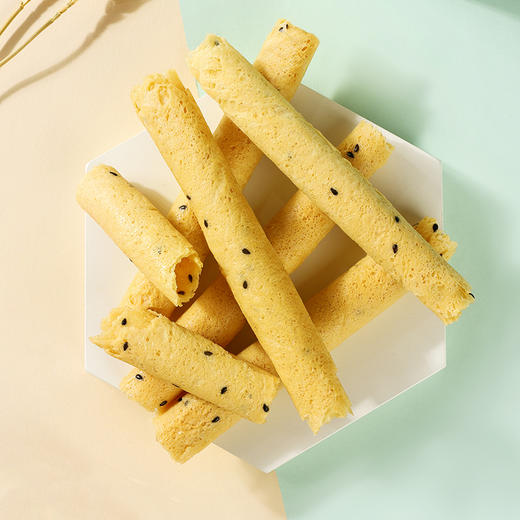 超友味 老街芝麻味鸡蛋卷 138g 商品图2