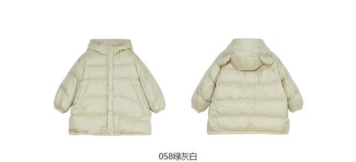 JNBY  22年冬款  连帽宽松中长款羽绒面包服  1M0C10530 商品图10