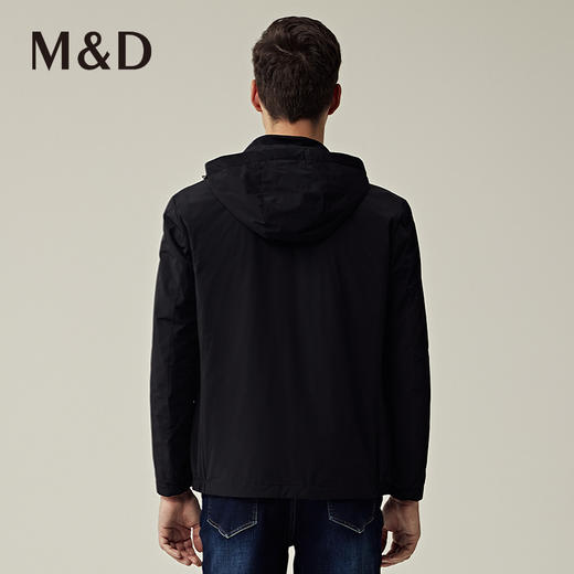 MD名盾商务男装秋冬新品轻便连帽外套防风保暖夹克棉服外套 商品图4