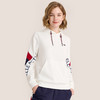 ELLE Active秋季休闲连帽卫衣新款时尚撞色上衣女装 商品缩略图3