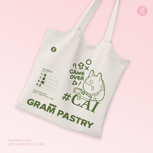 艺术家原创「CAI菜狗」帆布包 商品图0