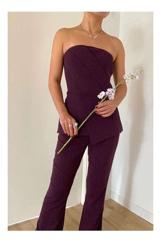 C/MEO | Don't stop Pants [喇叭裤 酒红 / 孔雀蓝] 商品图1