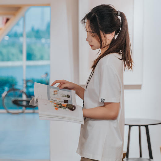 XAG 新疆长绒棉白色T恤 商品图2