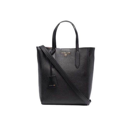 MICHAEL KORS 迈克.科尔斯 MK女包 女士徽标手提单肩包水桶包 黑色 30T1G5ST0L 商品图0