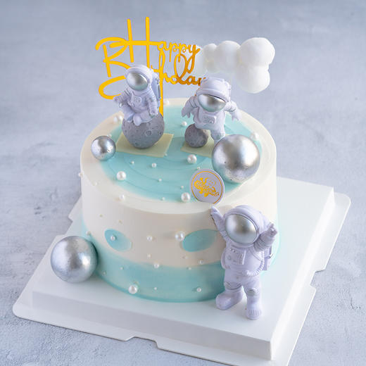 情景蛋糕 星际迷航情景蛋糕 牛奶奶油情景蛋糕 生日蛋糕 大理同城送 商品图2
