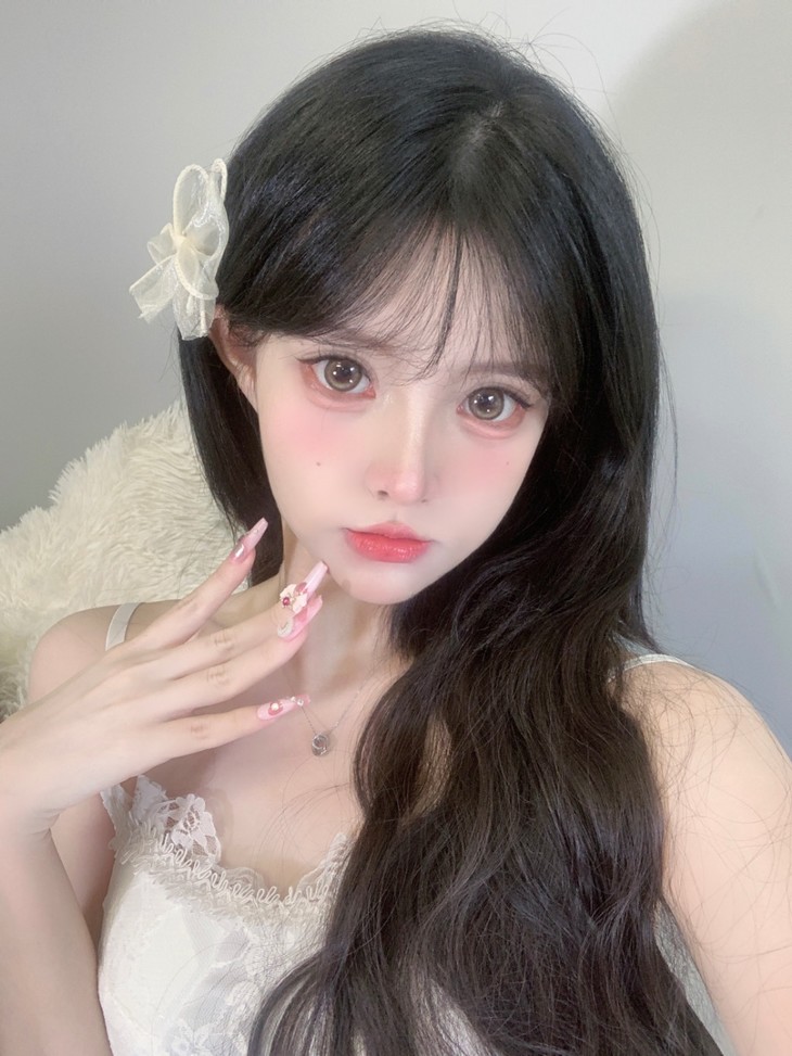 CLAIRECOLOR年抛隐形眼镜 奶油可颂14.5mm 1副/2片-VVCON美瞳商城24