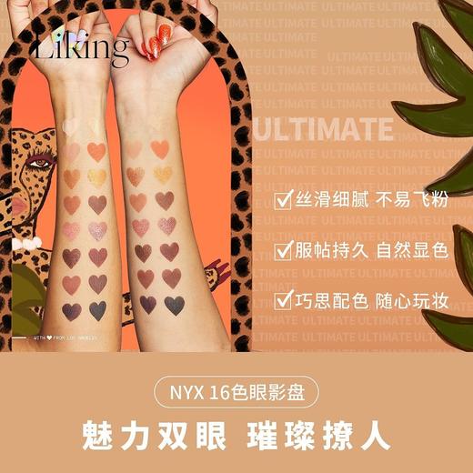 美国 NYX 经典16色大地修容眼影盘 商品图5