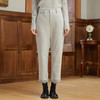 Famecoco范可儿中腰裤子女秋冬款微弹直筒显瘦纯色休闲裤女F228GA003 商品缩略图2