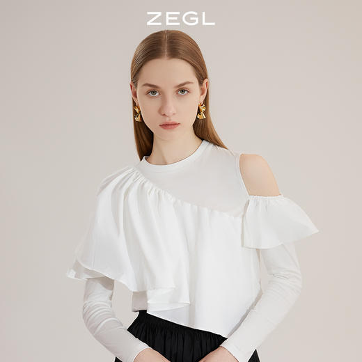 ZEGL金属风复古耳环女小众设计感耳钉2022年新款潮925银针耳饰品 商品图1