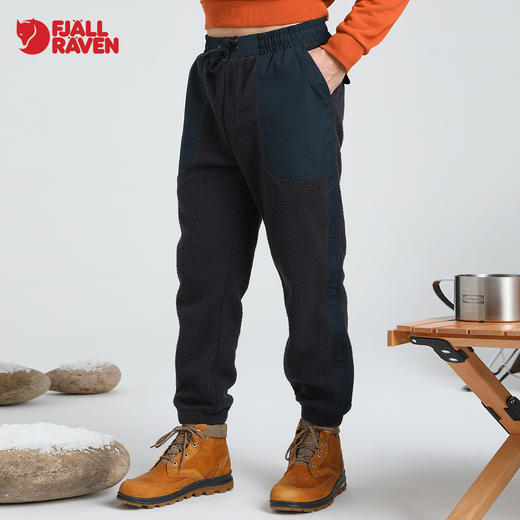 北极狐秋冬新款羊羔毛长裤抓绒男舒适时尚户外运动 02221107A 商品图1