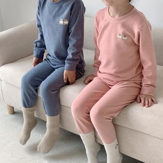 【2套】儿童A类保暖内衣套装秋冬宝宝秋衣秋裤加厚男童家居服无骨婴儿感温变色德绒睡衣 商品图3